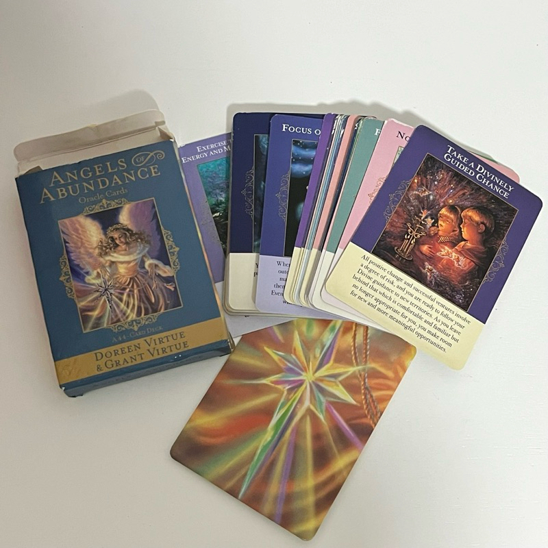 (ไพ่จีน มือสอง)ไพ่ทาโร่ ยิปซี การ์ด 44 ใบ ลาย Angles Abundance Oracle ...