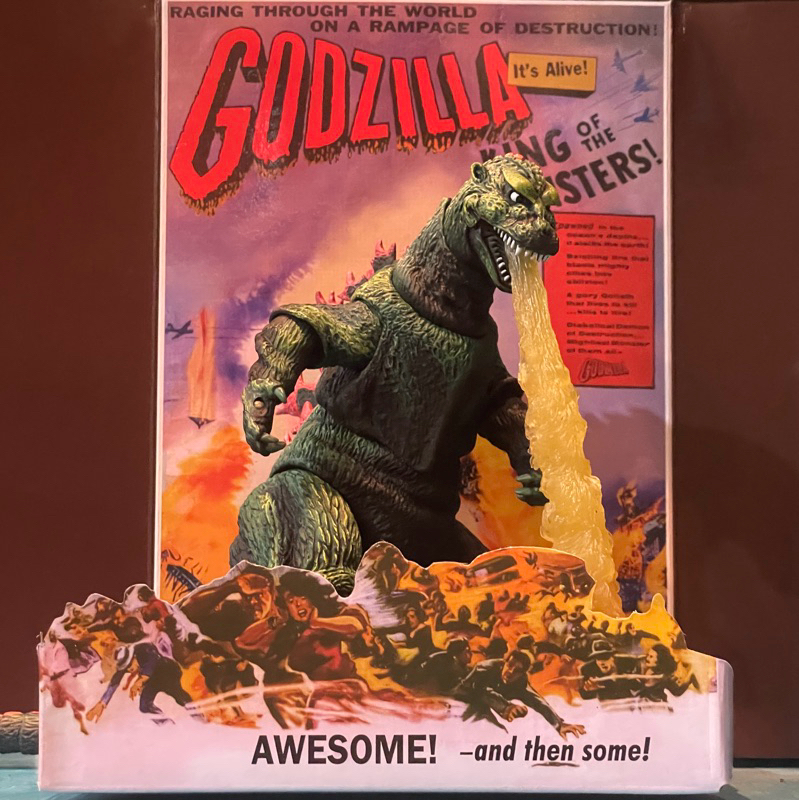 NECA 1956 Godzilla King of the Monsters Classic Godzilla Poster