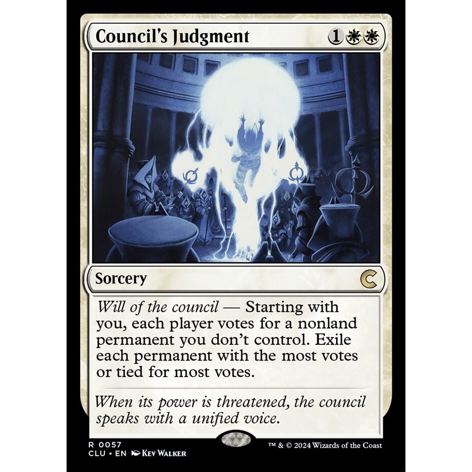 Council's Judgment การ์ด Magic The Gathering จากชุด Ravnica: Clue ...