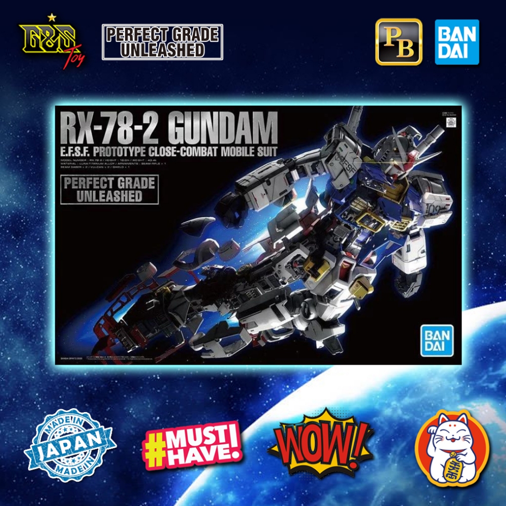PG UNLEASHED RX-78-2 GUNDAM (40TH ANNIVERSARY VER) | Shopee Thailand