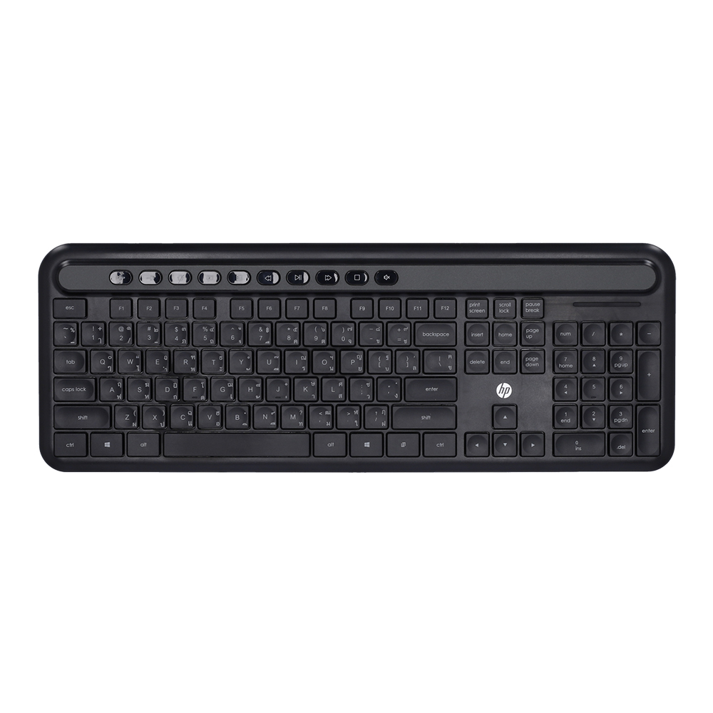 ชุด คีย์บอร์ดพร้อม เมาส์ ไร้สาย HP รุ่น CS500 และCS10ขนาด Full Size แต่ ...
