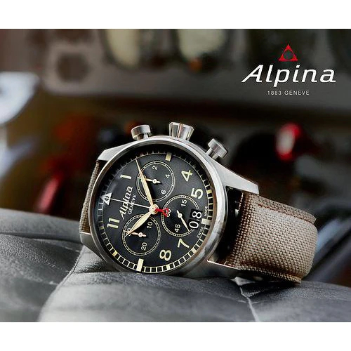 アルピナ Alpina スタータイマー クロノグラフ アクティブな男の