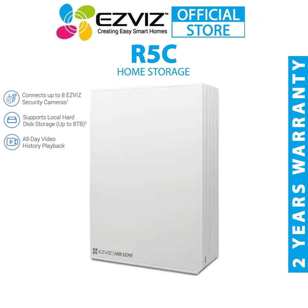 NAS EZVIZ R5C Cloud Storage NAS รองรับ EZVIZ ถึง 8 อุปกรณ์ เก็บบันทึก ...