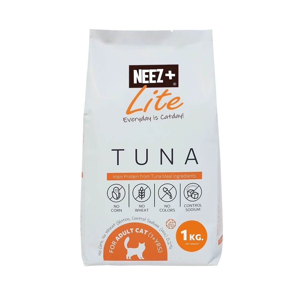 NEEZ+ อาหารเม็ดแมว อาหารแมว นีซพลัส Grain Free ขนาดถุงบรรจุ 1 kg ...