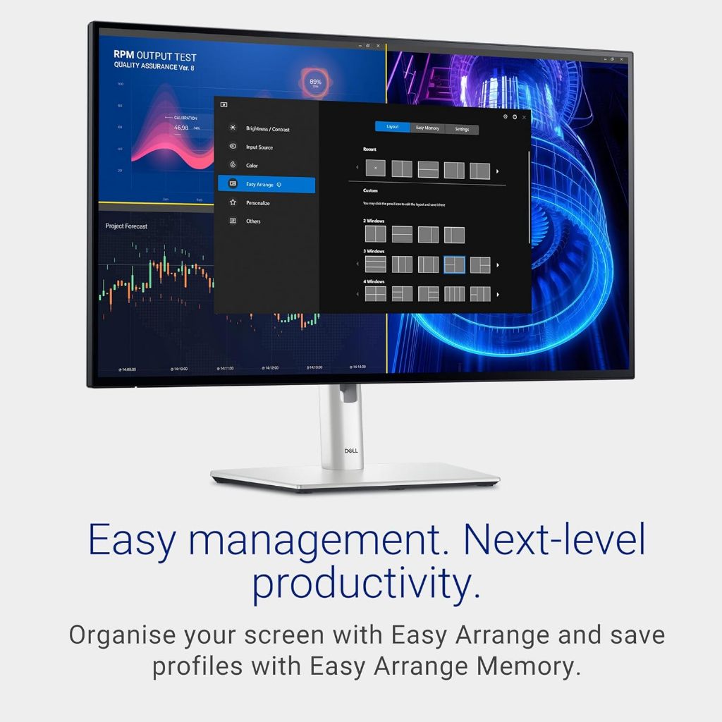 Dell U2724D UltraSharp 27 Inch QHD (2560x1440) Monitor,120Hz, IPS Black ...