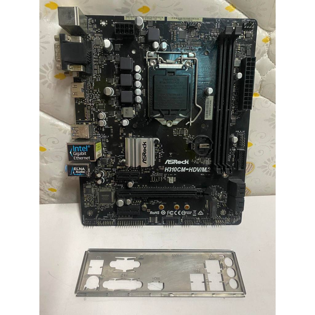 เมนบอร์ด 1151 V2 ASROCK H310M-HDVM.2 รองรับ Intel Gen8&9 | Shopee Thailand