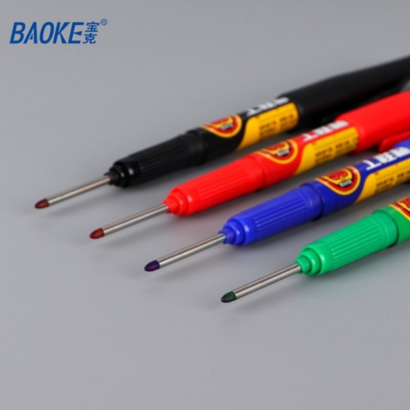 Baoke ปากกามาร์คเกอร์ Engineering Marker Pen หัวยาว 30 มม. MP2935 หมึก ...