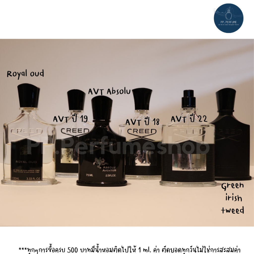 (น้ำหอมแบ่งขาย) Creed Aventus Batch ปี22, ปี 19U01 Shopee Thailand