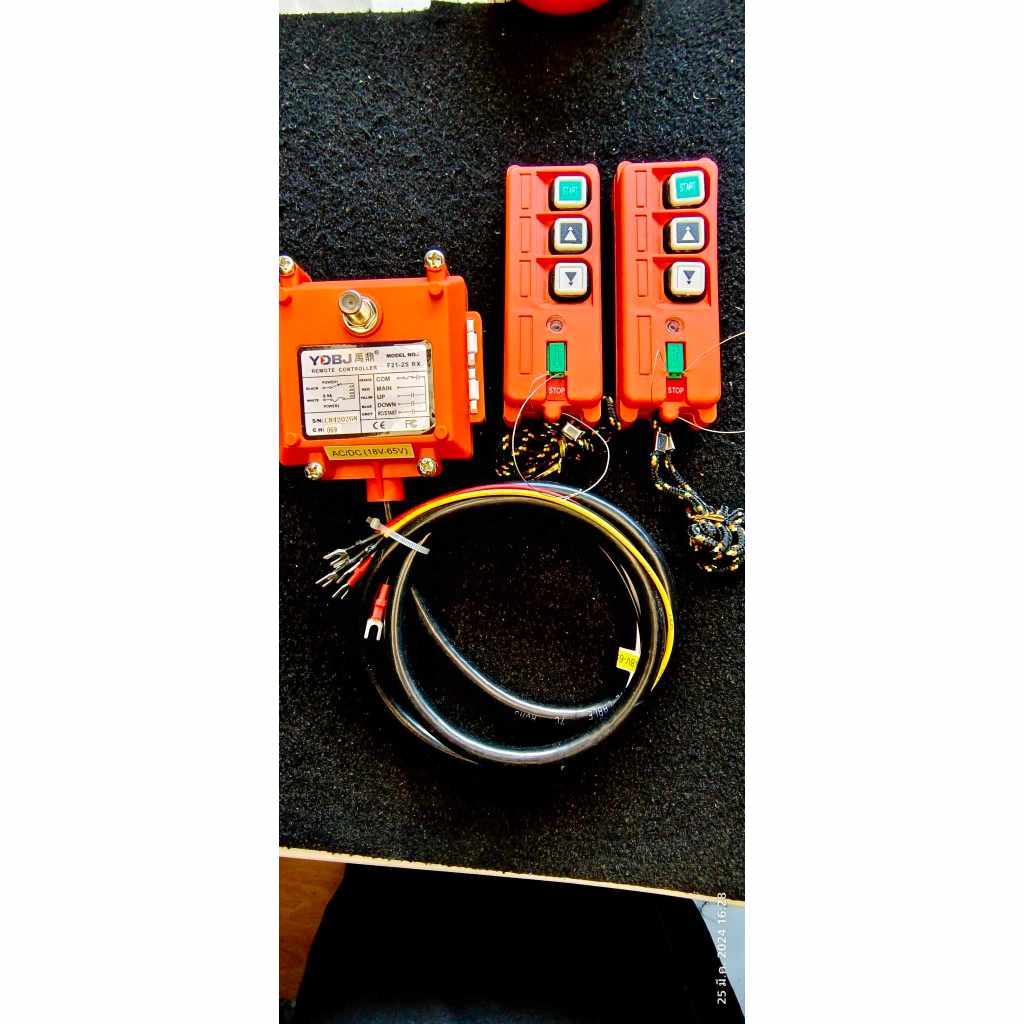 รีโมทเครน YDBJ F21-2S 2 ปุ่ม ขึ้นลง ติดวิ้นรถยกเลือก 12V | Shopee Thailand