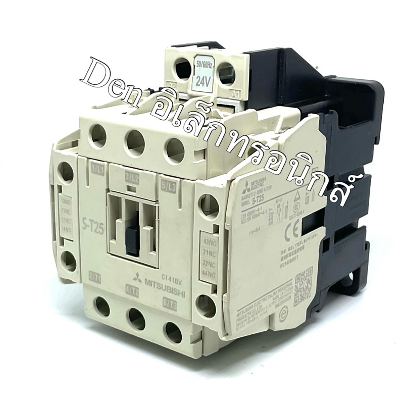 S-T25 ST25 lth=32A 24VAC ยี่ห้อ MITSUBISHI แมกเนติก คอนแทคเตอร์ ...