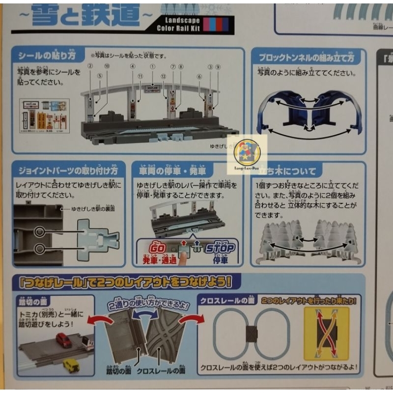 PLARAIL: LANDSCAPE COLOR RAIL KIT ชุดราง สร้างบรรยากาศต่าง สีสวย ของ ...