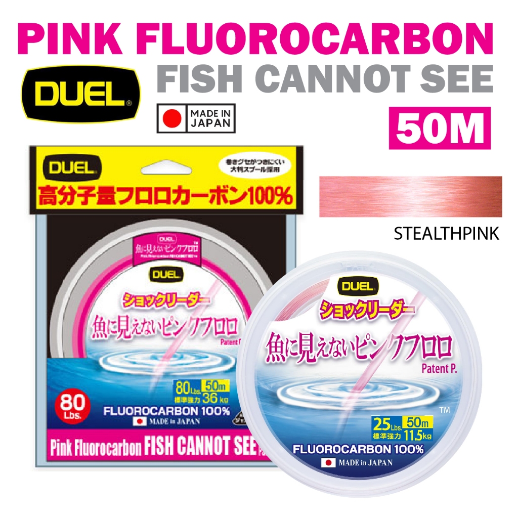 Fil De Pêche Fluorocarbone 300 M – Presque Invisible Sous L’Eau, Résistant à L’Abrasion – Épaisseur Au Choix (0,3 à 0,5 Mm)