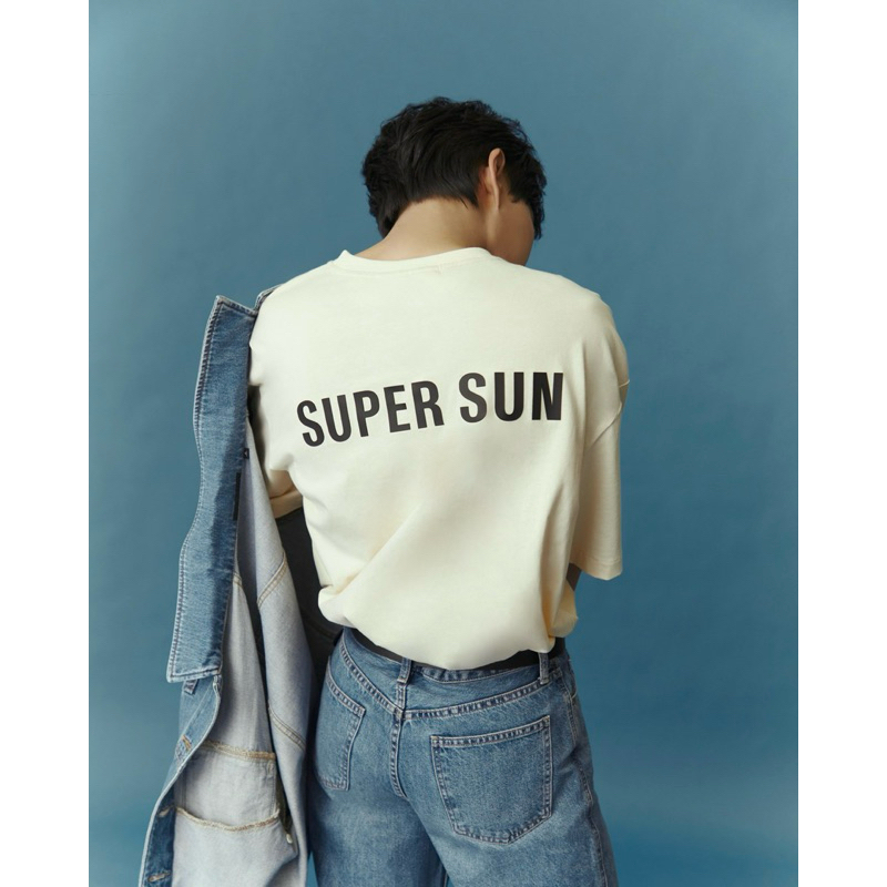 SUPER SUN TEE - BEIGE Size 3 Zee Pruk Super Sun | Shopee Thailand