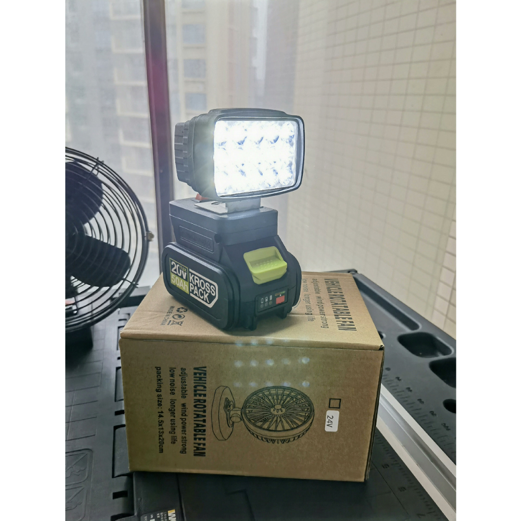 ไฟส่องงาน LED 20V ขนาดใหญ่ สำหรับอุปกรร์ของ Worx - สว่างและใช้งานได้ ...