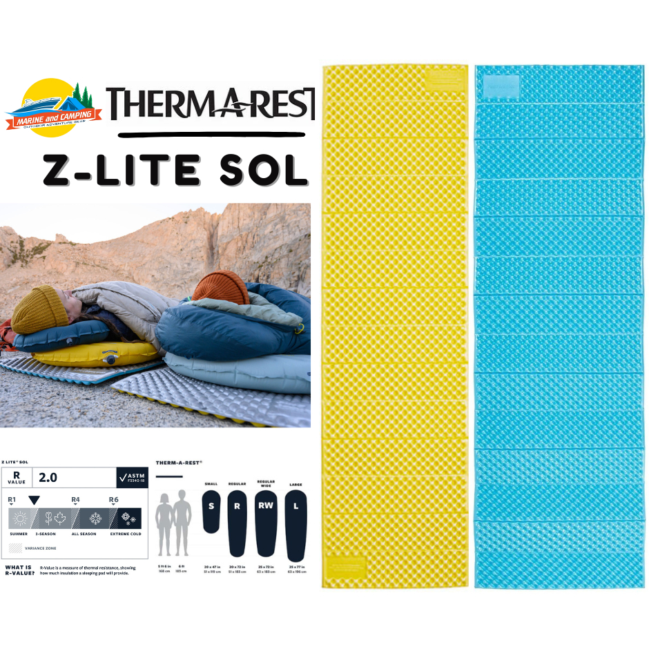 Thermarest ZLite Sol แผ่นรองนอนแบบโฟม Shopee Thailand