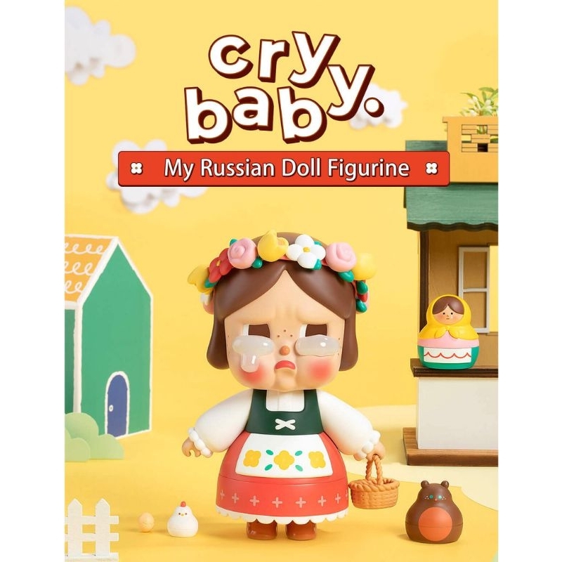 POP MART CRYBABY My Russian Doll Figurine ของแท้ 100% | Shopee