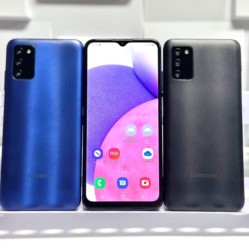 Samsung A03s แรม4 รอม64 แอนดรอยด์11 สภาพสวยใช้งานปกติ ฟรีชุดชาร์จ ...