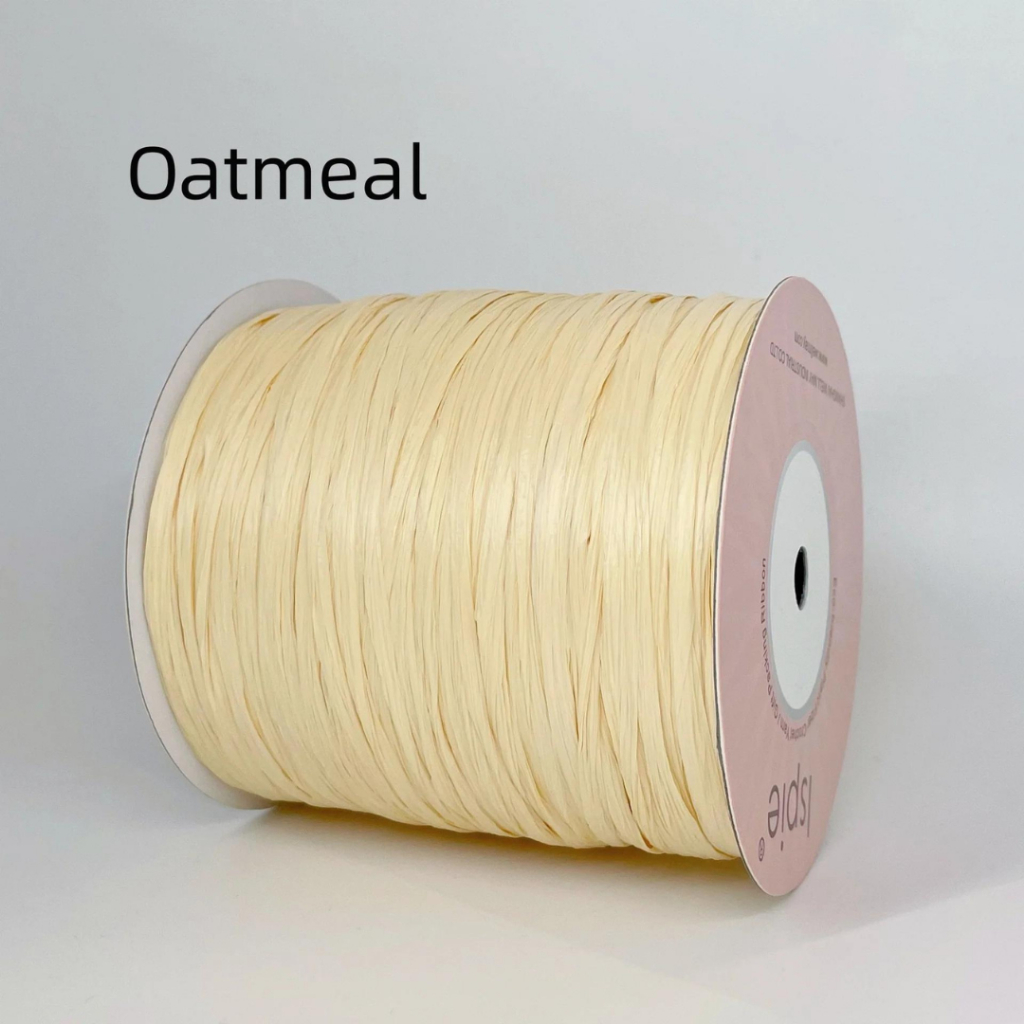 ISPIE Raffia Yarn ไหมราเฟียถักกระเป๋า ถักหมวก ขนาด 250m/160g Rayon ...