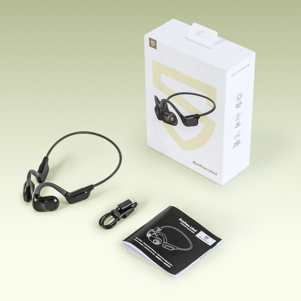 SoundPEATS RunFree Lite2 หูฟังบลูทูธ Open Ear Bluetooth 5.3 หูฟังไร้สาย หูฟังทรง Sport รุ่นใหม่