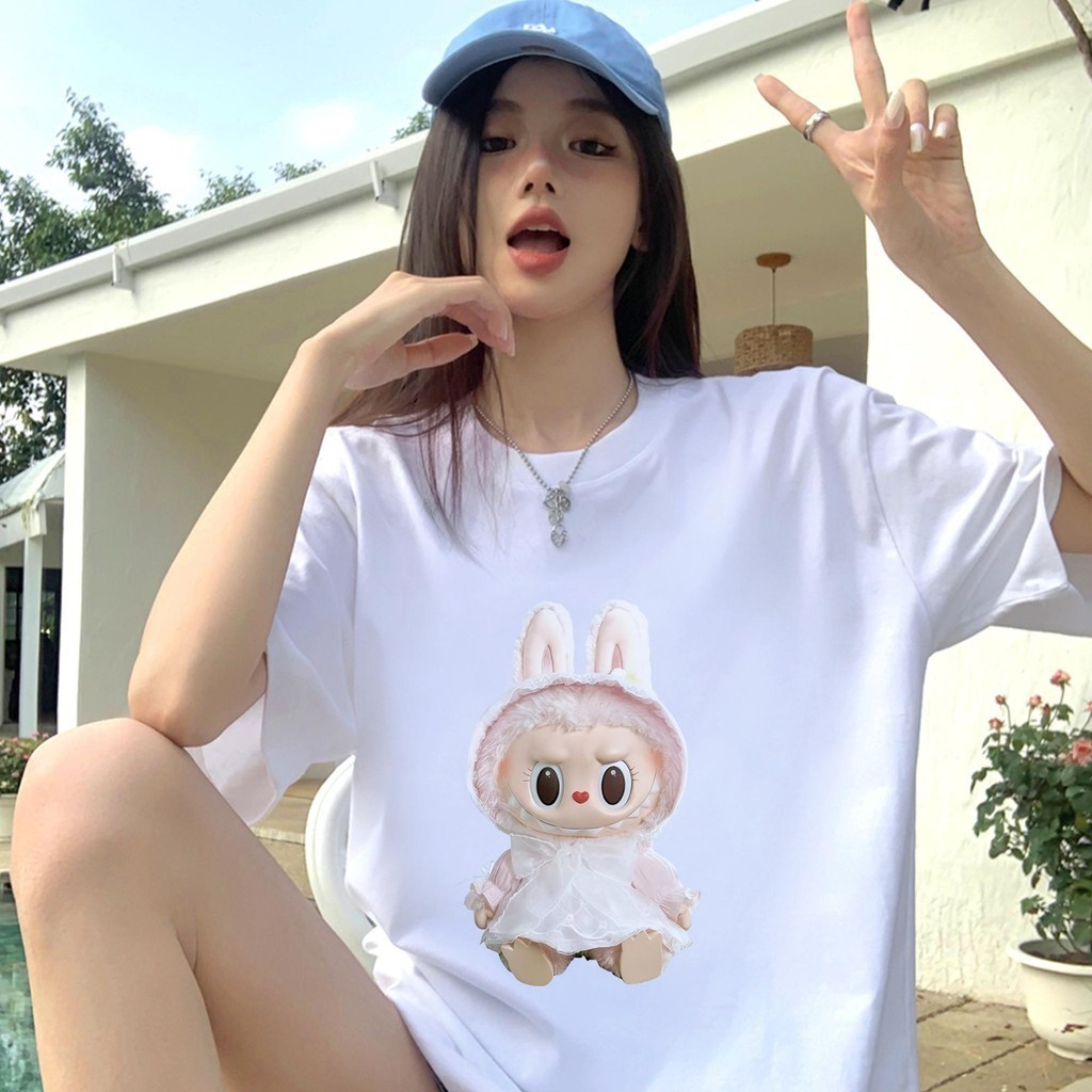[UT]พร้อมส่ง🔥เสื้อยืด ลาบูบู้ ใหม่สุดฮิต Rabbit Labubu Pop Mart ผ้า ...
