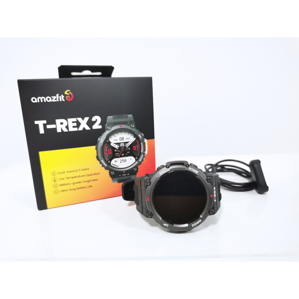 Amazfit T-Rex 2 สีดำ | Shopee Thailand