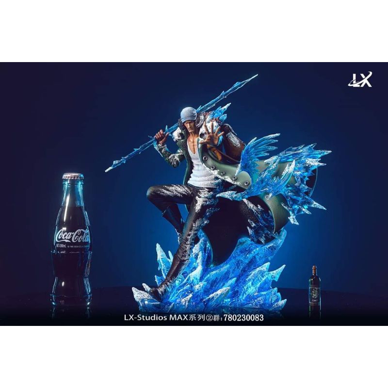 FIGURINE ONE PIECE Kuzan Aokiji PVC 30 cm Avec Socle Lumineux Collection Manga EUR 99,90 - FR