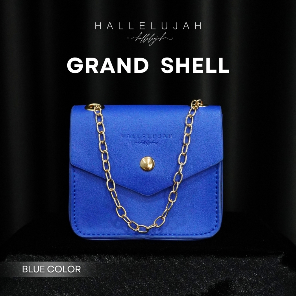 กระเป๋ารุ่น Grand Shell แบรนด์ Hallelujah ใบเล็ก ใส่เงิน เหรียญ บัตร ...