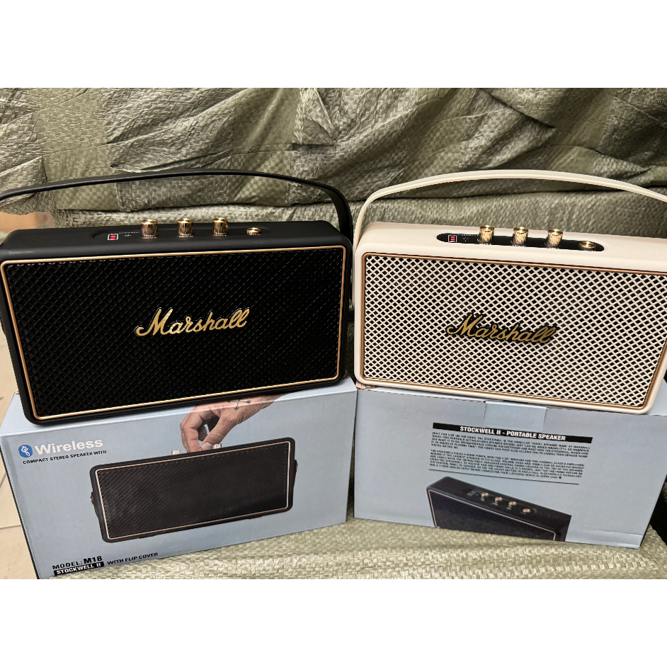 ลำโพงบลูทูท Marshell มีที่หื้วงานบาง สวยมาใหม่ M18 mini | Shopee Thailand