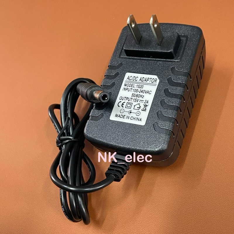 ADAPTOR AC/DC 15V 2A บวกใน ลบนอก รู 2.1/2.5MM | Shopee Thailand