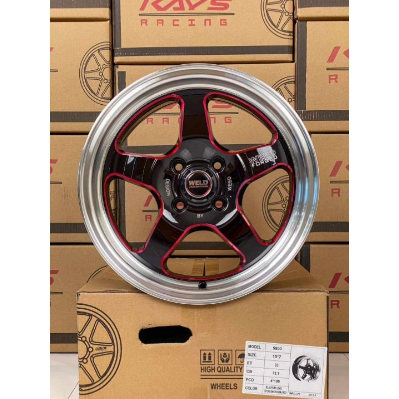ล้อแม็ก Weld (งานKAYS) 15*7 ET33 4*100 | Shopee Thailand