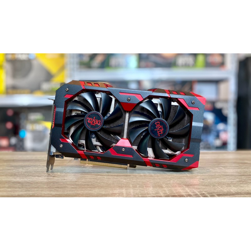 การ์ดจอ VGA POWER COLOR RED DEVIL RX 580 8GB GDDR5 มือสอง | Shopee Thailand