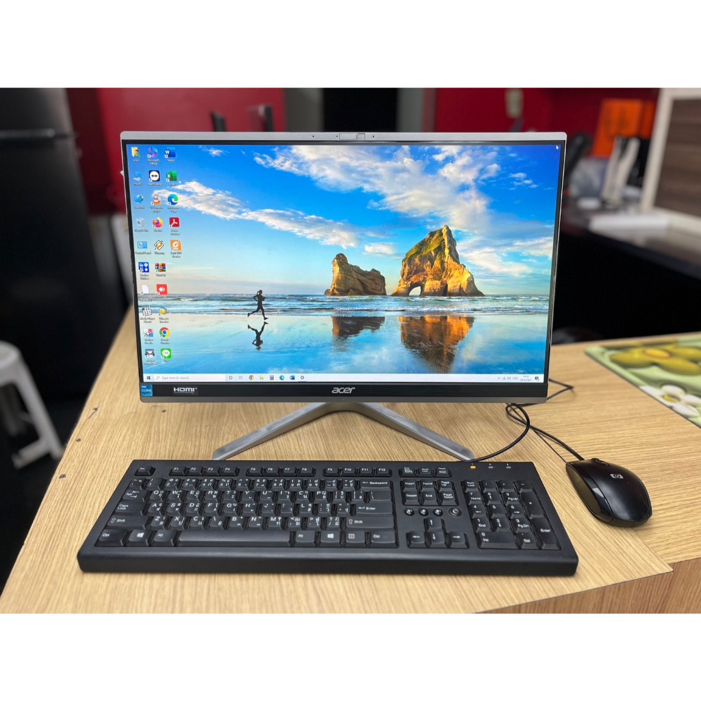 All in One Acer Core i3 Gen 11 รุ่น C221650 ขนาด 21.5 นิ้ว Shopee Thailand