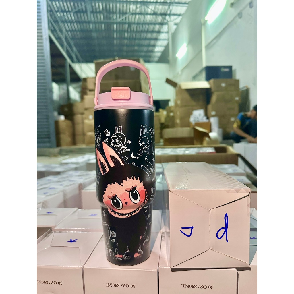 แก้วเยติLabubu แก้วLabubu แก้วลาบูบู้ สแตนเลส 890ml | Shopee Thailand