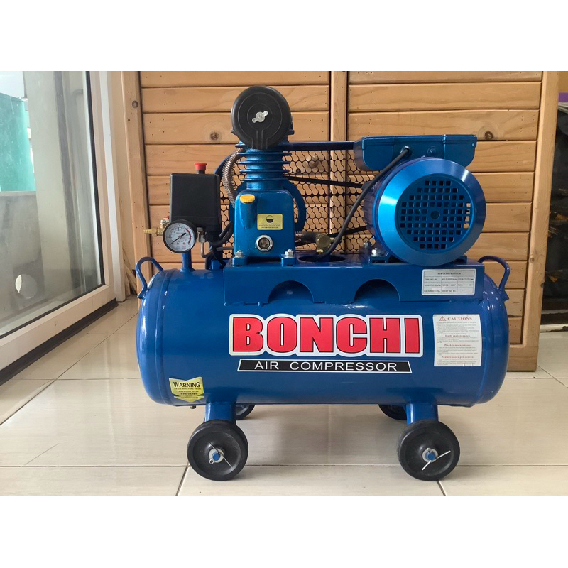 BONCHI ปั๊มลมสายพาน ปั๊มลม ขนาด 40 ลิตร รุ่น 1051-40L | Shopee Thailand