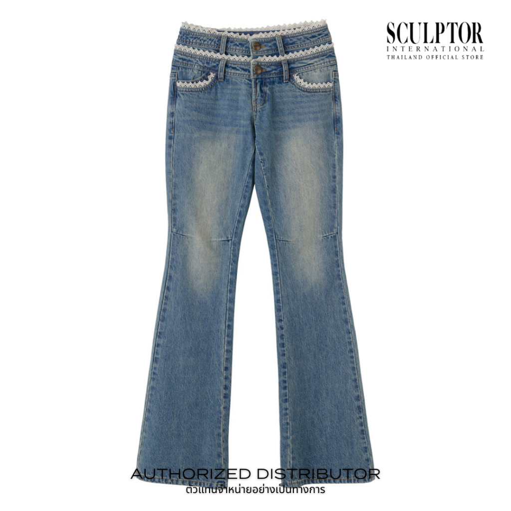 パンツ SCULPTOR DOUBLE Waist BootsCut Denim SCULPTOR（スカルプター）の「Double Waist Boots Cut Denim