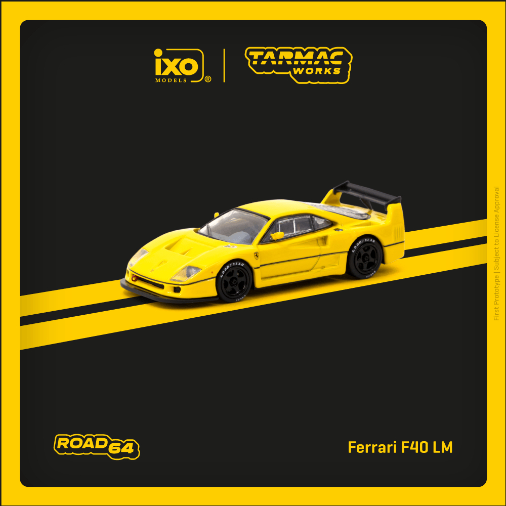 Ferrari F40 LM Yellow - Officially licensed by Ferrari - Collaboration ...