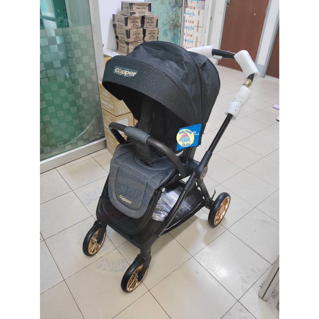 (มีของแถม)รถเข็นเด็ก Cooper CROSS สามารถเข็น2ด้าน พับออโต้ พับเล็ก ...