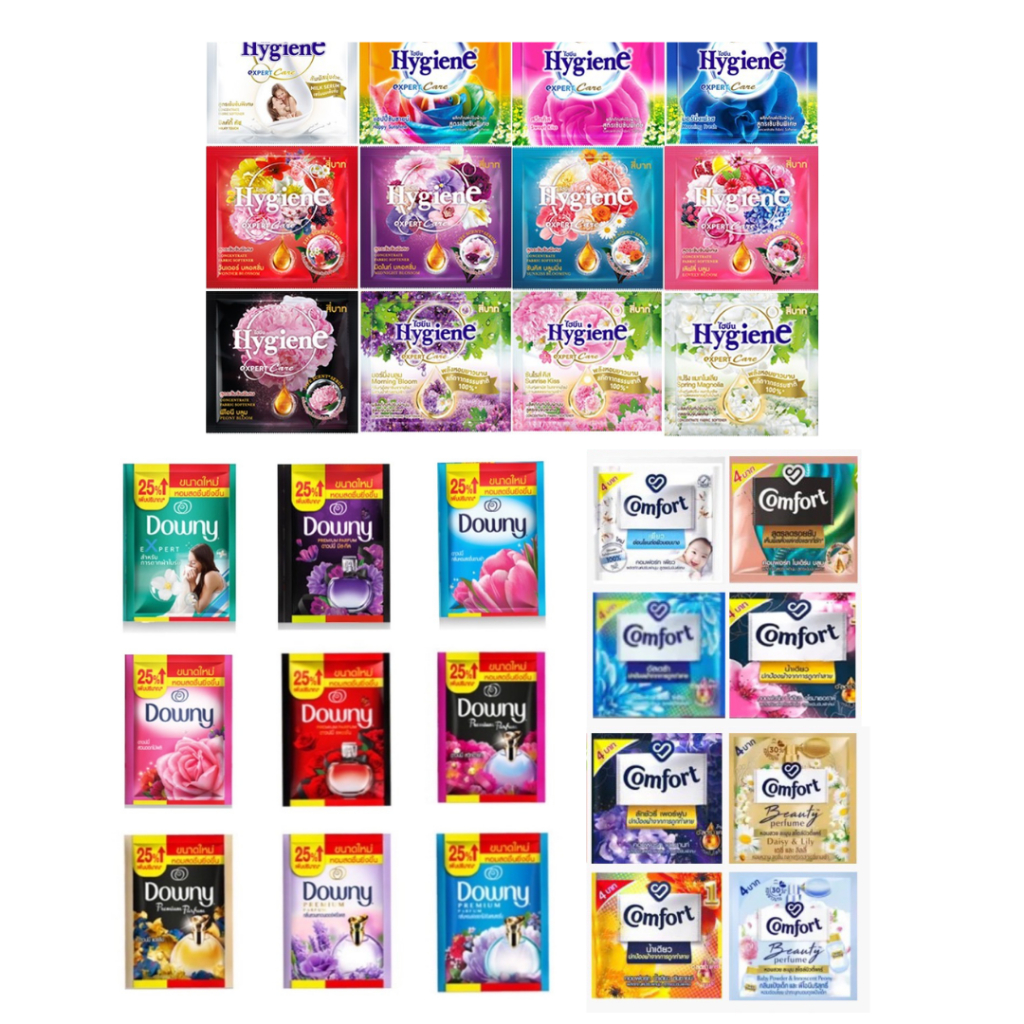 ปรับผ้านุ่ม Hygiene x Downy ปรับผ้านุ่ม ขนาด 18-25 มล คละ 1 ซอง ...