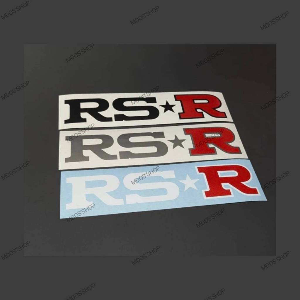 สติกเกอร์ RSR suspension งานไดคัทOracal สติกเกอร์แต่งรถ | Shopee Thailand