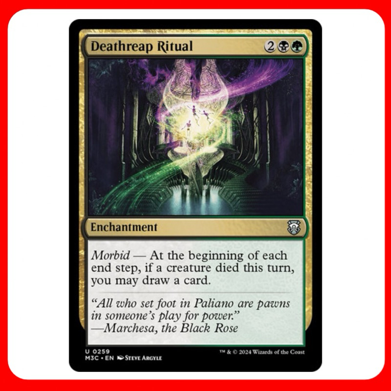 [MTG] Deathreap Ritual [M3C] [MULTI] [UNCOM] [NORMAL] [ENG] (การ์ดเมจิค ...