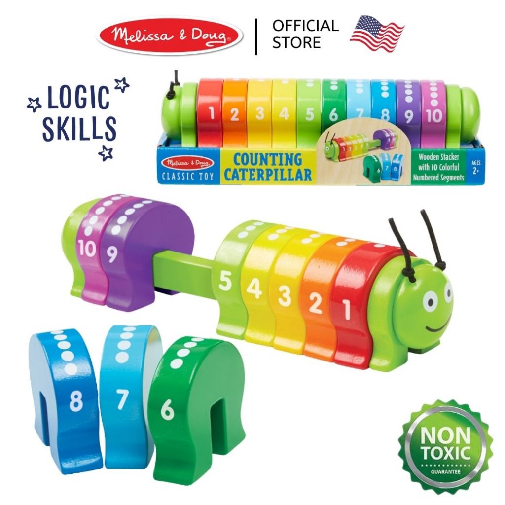 Melissa and Doug counting caterpillar in ST4-Trent for £5.00 for sale