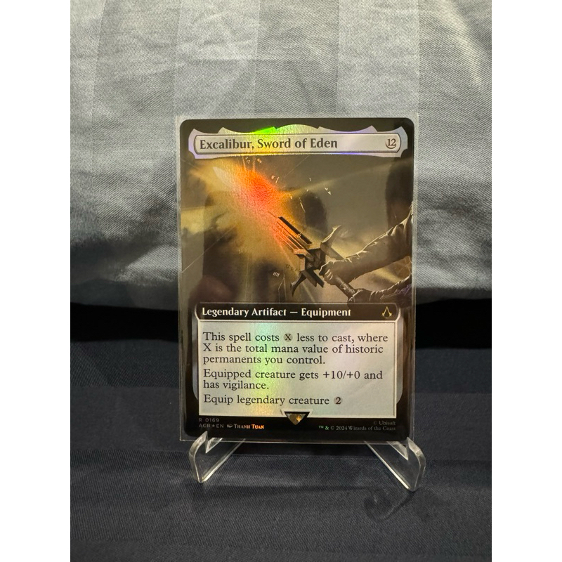 MTG Universes Beyond: Assassin's Creed Variants: Excalibur, Sword of Eden  (0169 - Extended Art) | Shopee Thailand