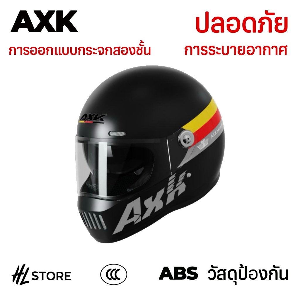 AXK หมวกกันน็อคมอเตอร์ไซค์ การออกแบบกระจกสองชั้น หน้าจอสีหมวกกันน็อค ...