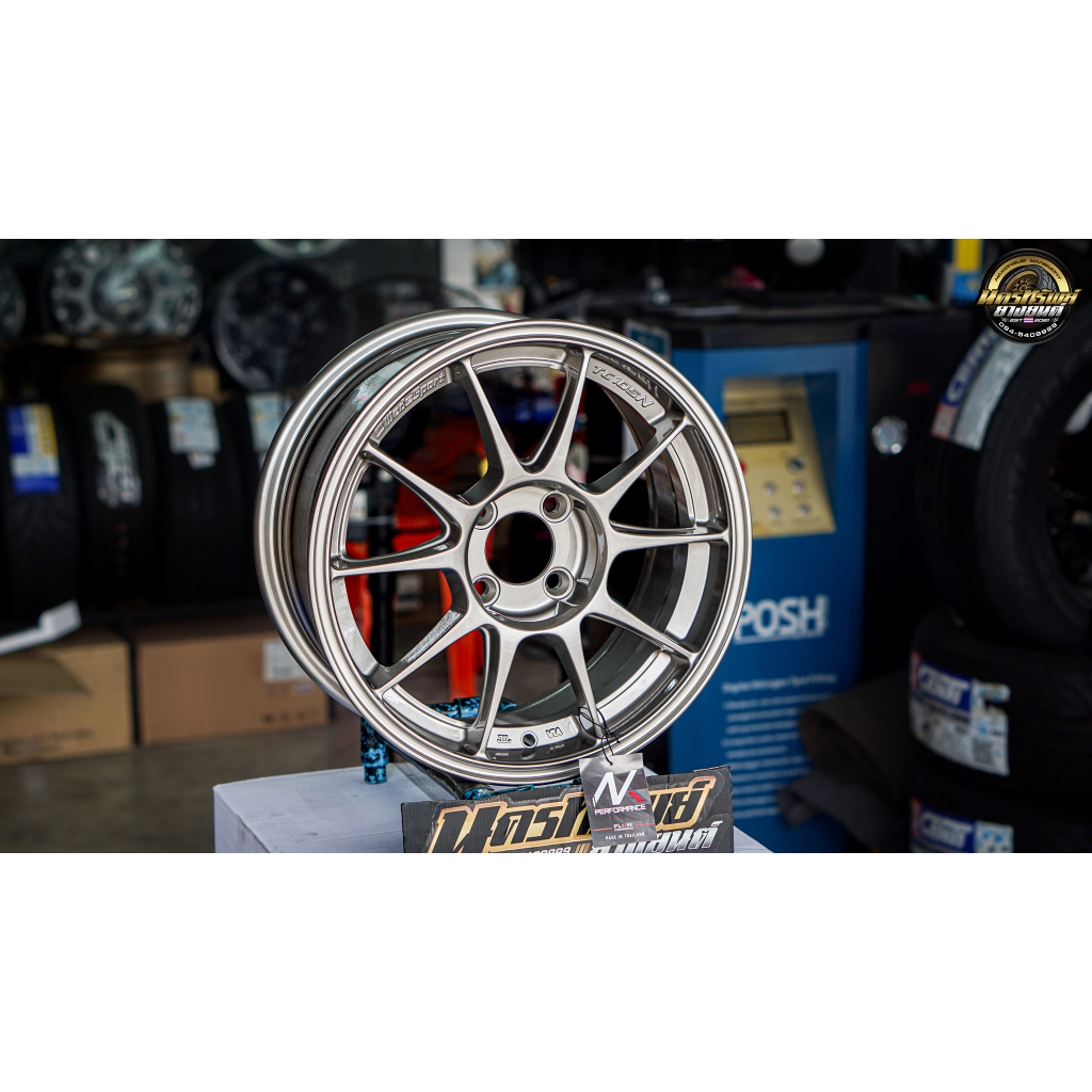 ล้อเบา TC105N 15x7 et35 สี TS-Titan งาน NKperformance 4รู100 กันสั่น 73 ...