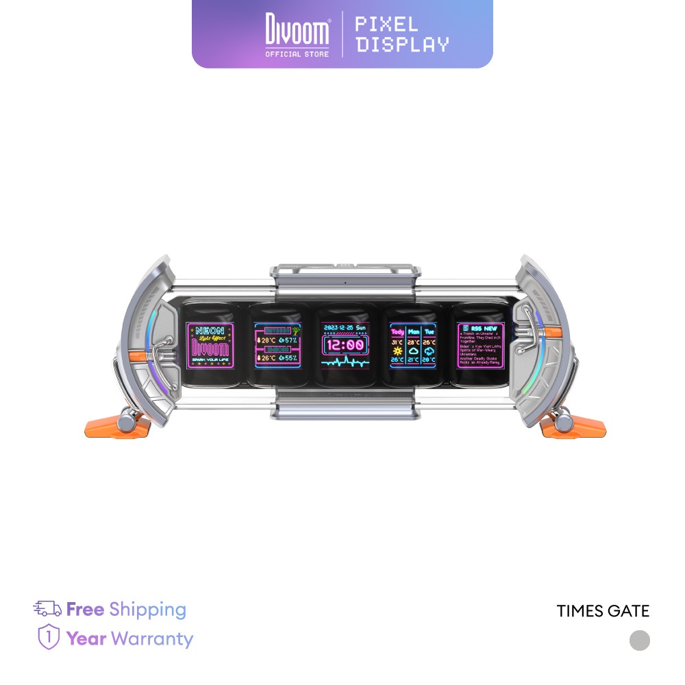 Divoom Times Gate - ตกแต่งโต๊ะคอม | Shopee Thailand