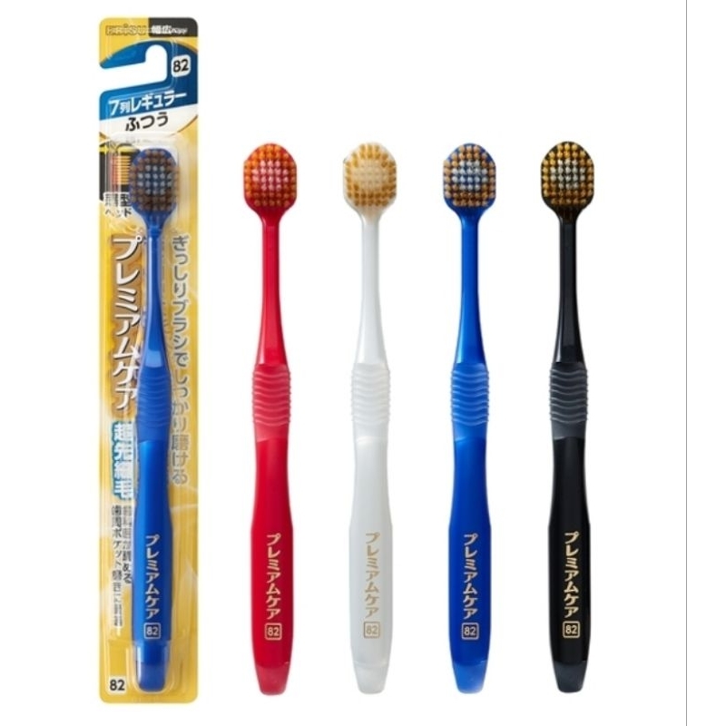 Ebisu The Premium Care no.82 Toothbrush, 7Rows regular, Softกลาง ๆ ...