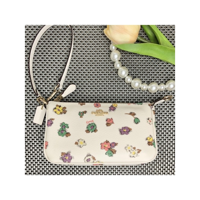 Mini Skinny Id Case With Flamingo Print