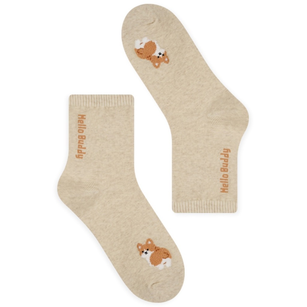 Chacha socks - ถุงเท้าข้อยาว Doggy Buddy Socks แบรนด์ Vivid Color ...