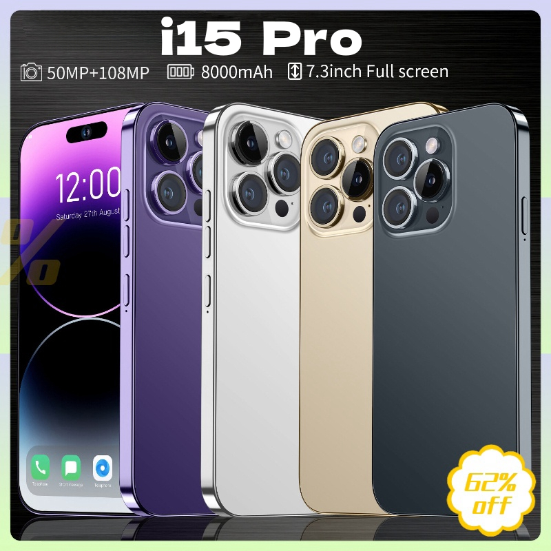 original phone i15 Pro Android phone 5G สมาร์ทโฟน 16GB + 512GB ROM หน้า ...