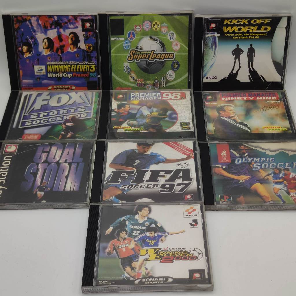 PS1 แผ่นก๊อปปั้ม SET 10 เกมส์ [bootleg][D47] แผ่นมือสอง ทุก